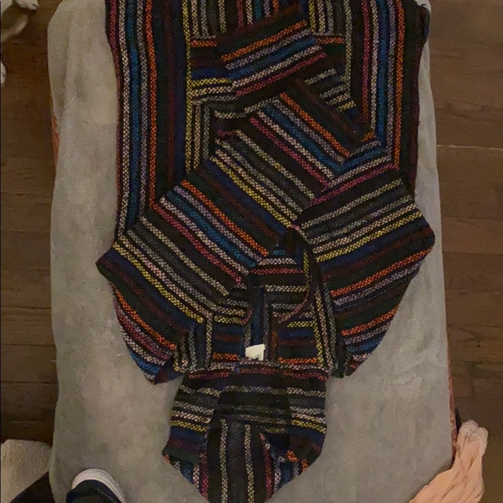 Striped Mexican style hoodie